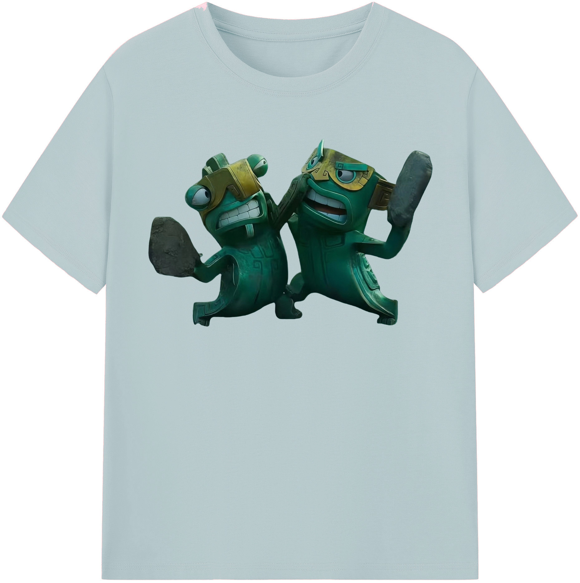 （画像用） Ne Zha 2 ナタ 魔童の大暴れ 綿100％半袖Tシャツ（フロントプリント）